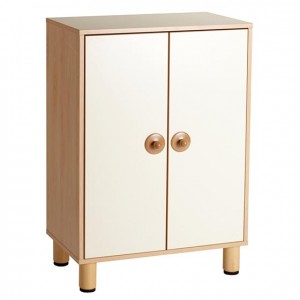 Mueble con puertas, mueble de madera, GA0252401, mobiliario de almacenaje, mobiliario, Material de almacenaje, material escolar infantil.
