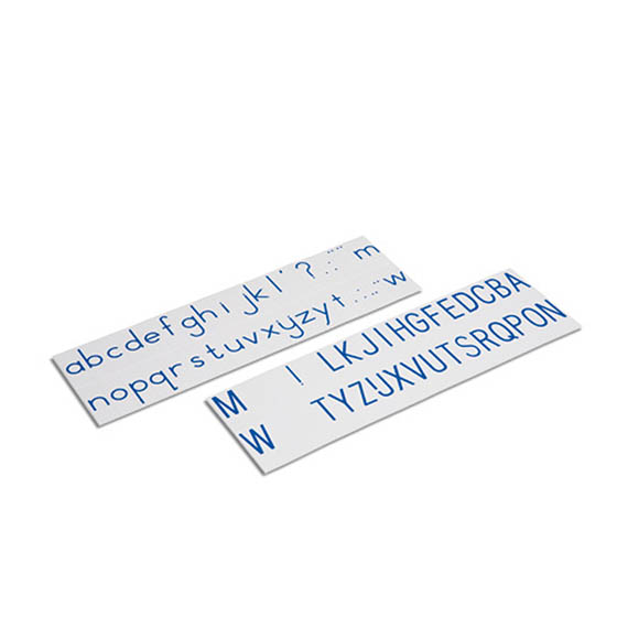 Alfabeto impreso azul GM0552N00