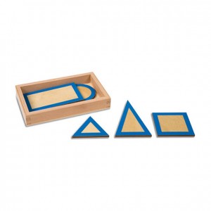 Figuras geométricas planas, GM0303N00, material montessori, material sensorial, material escolar infantil.