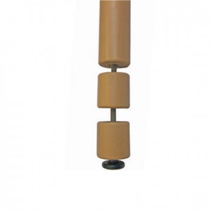 Pata de madera única ajustable en altura universal GA0240018