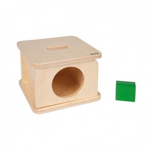 Caja de permanencia con prisma rectangular verde, GM258N000